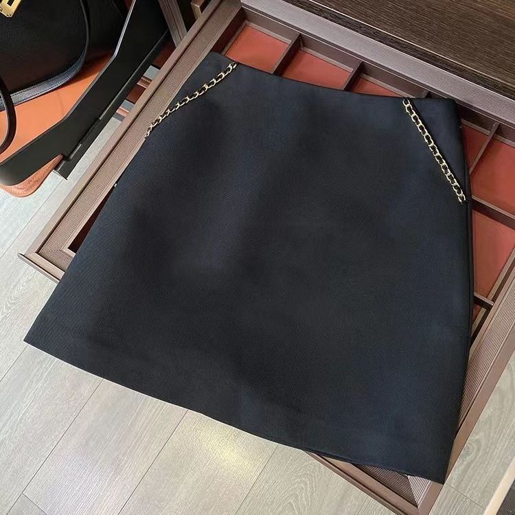 High Waist Fashion A Line Skirt Suit Fabric L - Shop at LoveMi