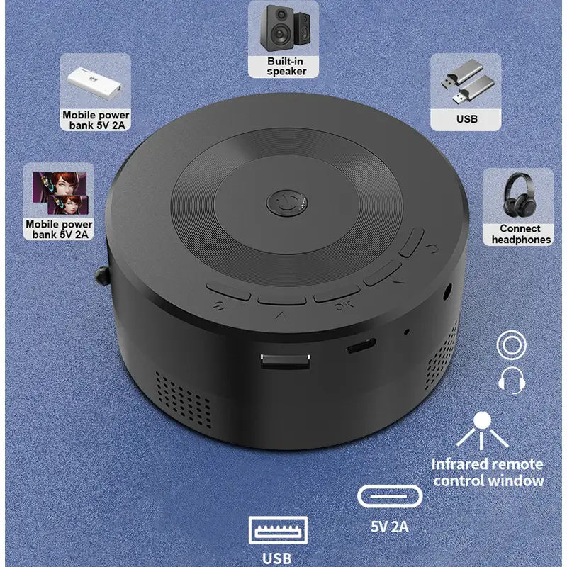 Mini Portable Projector - Pocket-sized Home Cinema