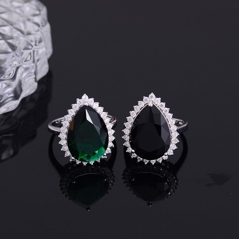 New European And American Cross-border Inlaid Fashion Ring