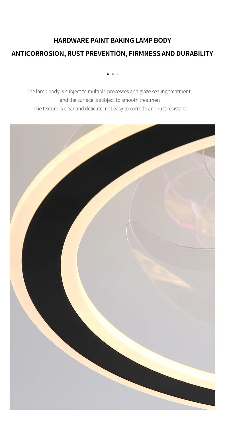 Bedroom Ceiling Lamp Modern Fan