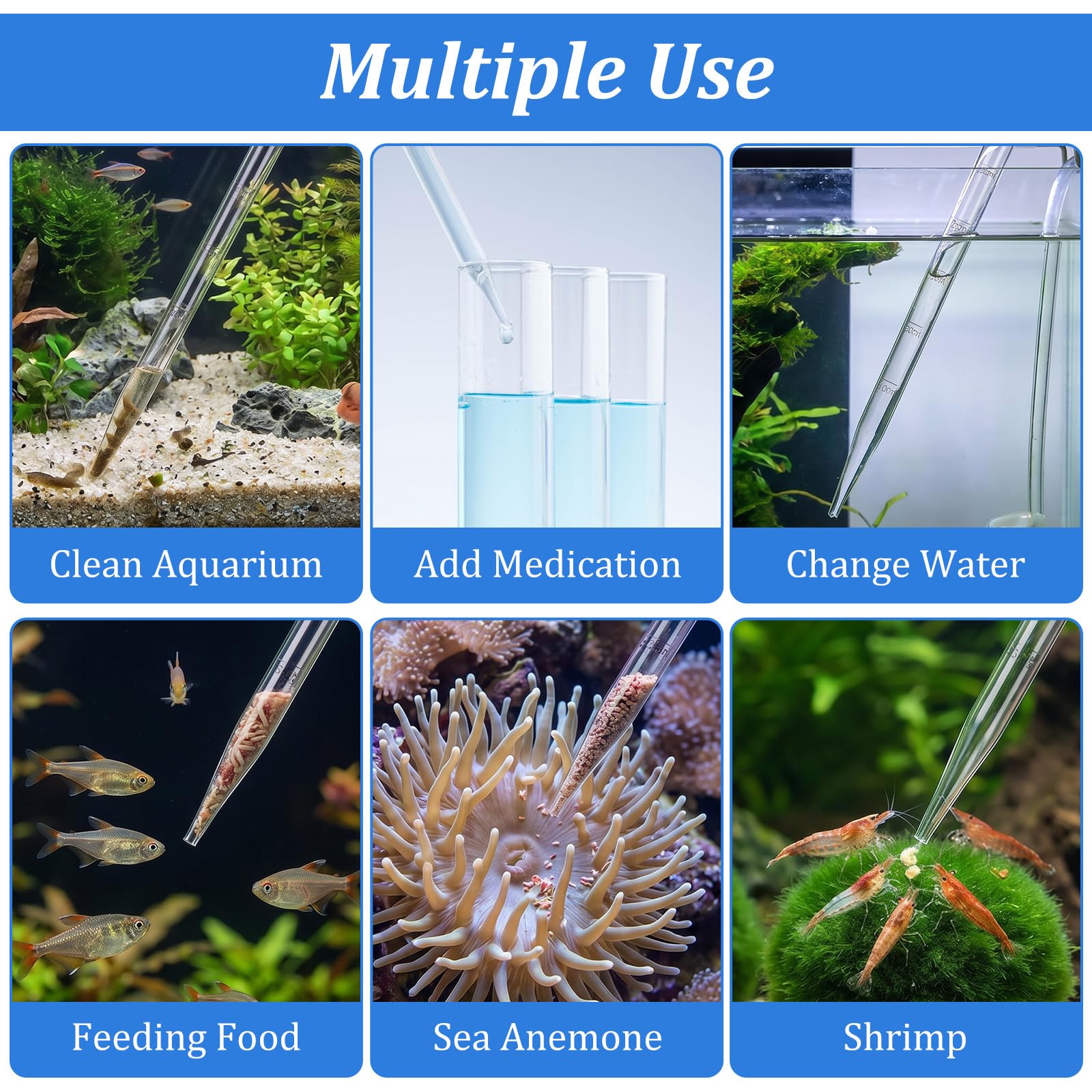 27.7in Extra Long Turkey Baster For Aquarium 50ml Baster Syringe Aquarium Water Changer Siphon For Fish Tank Cleaning Waste Remover, Gravel Cleaning Straw — foto 9