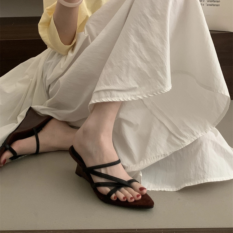 Wedge Slide Sandals