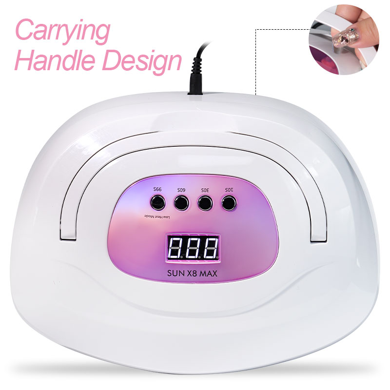 LED UV Lamp Nail Dryer 57 PCS LEDs Fast Drying Nail Gel Polish Manicure Gel Lamp With Motion Sensing LCD Display 4
