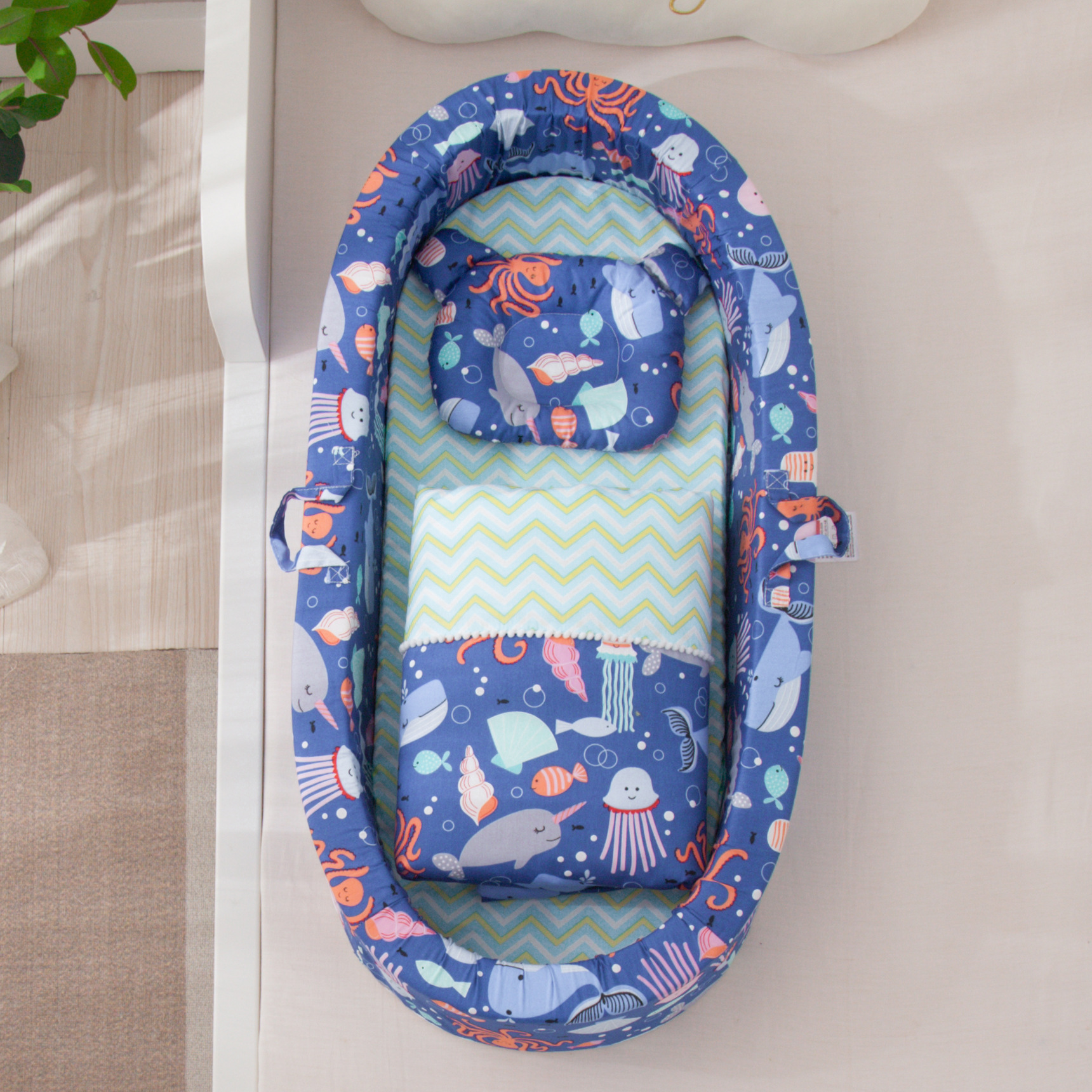 Septal Pad Crib Middle Bed Removable Circumference Anti-pressure High Edge - 12