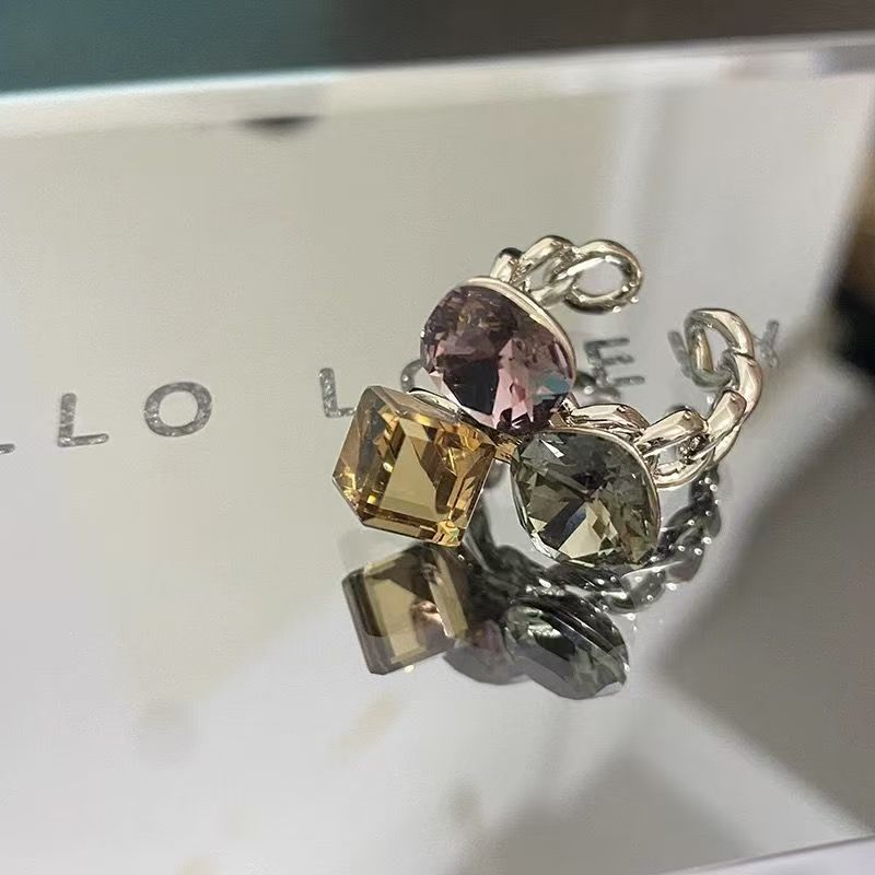 Maillard Geometric Square Ring For Women, Light Luxury, Elegant & Premium Design, Niche Open... thumbnail 1