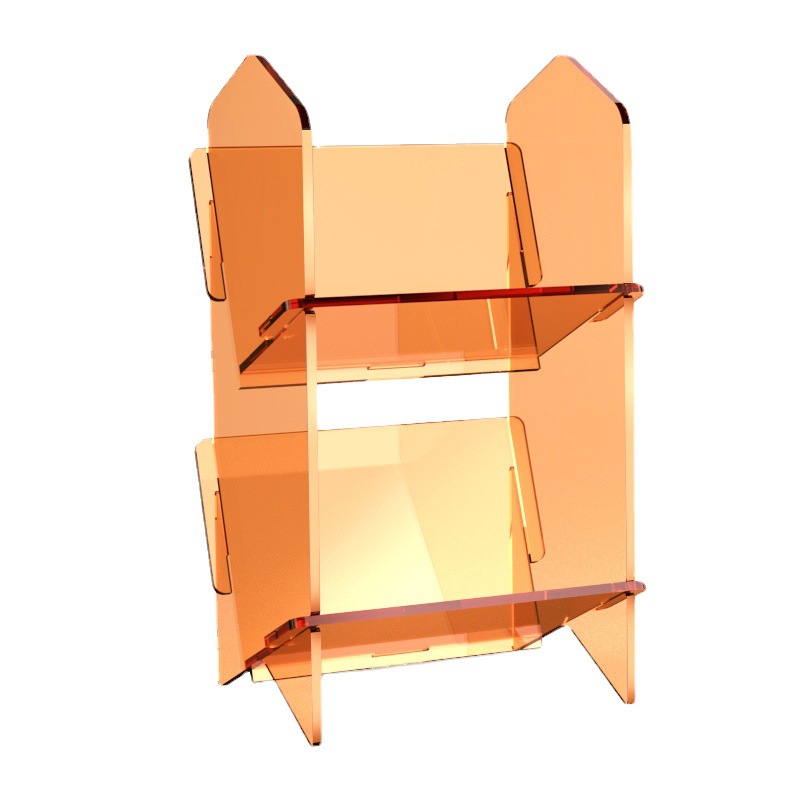 Title 1, Transparent Bookshelf Acrylic Storage Rack