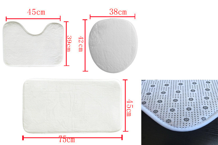 Christmas Printed Waterproof Shower Curtain Polyester Fabric