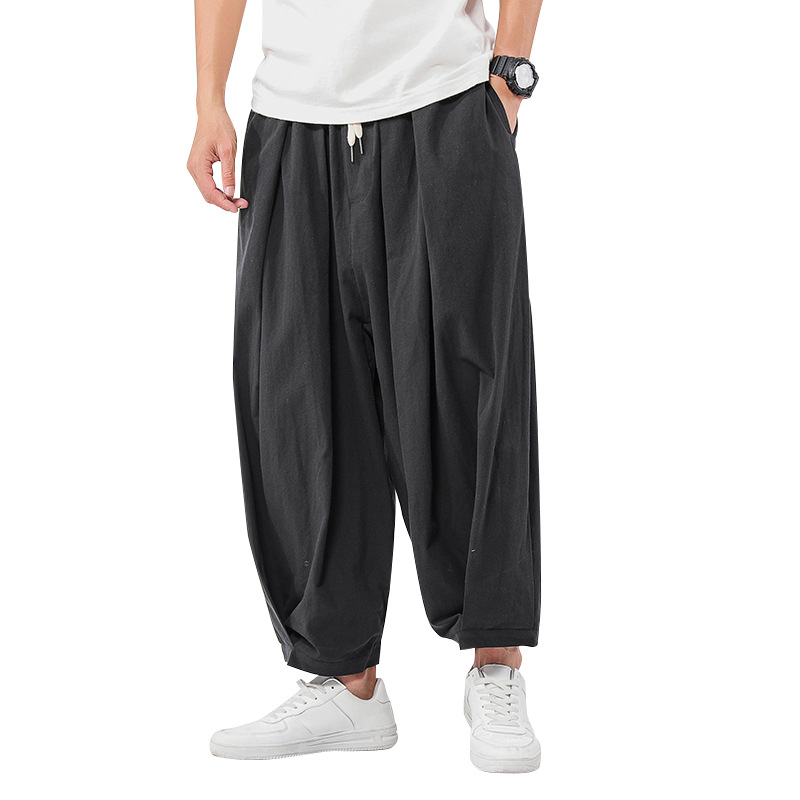 Title 3, Pantalon large Harun ethnique chinois grande ta...