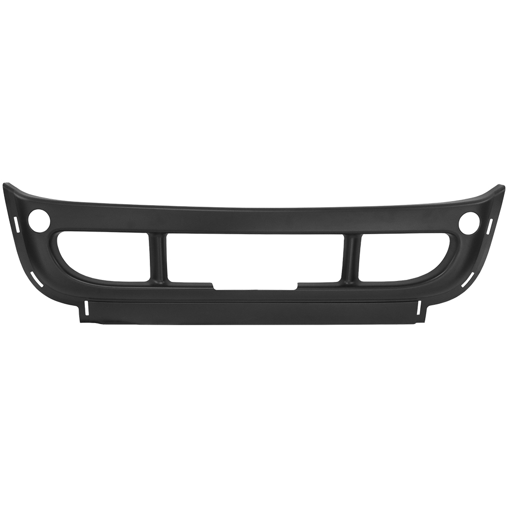 Direct-fit chrome bumper center section for 2008-2017 Cascadia, rear mounting tabs