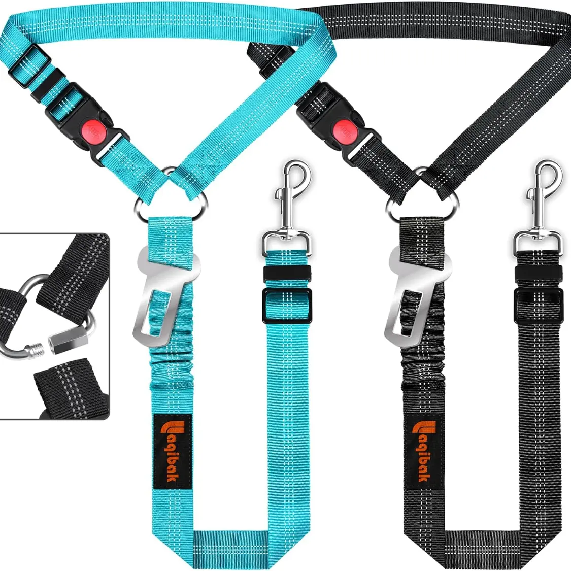 Removable Dog Seat Belt Harness