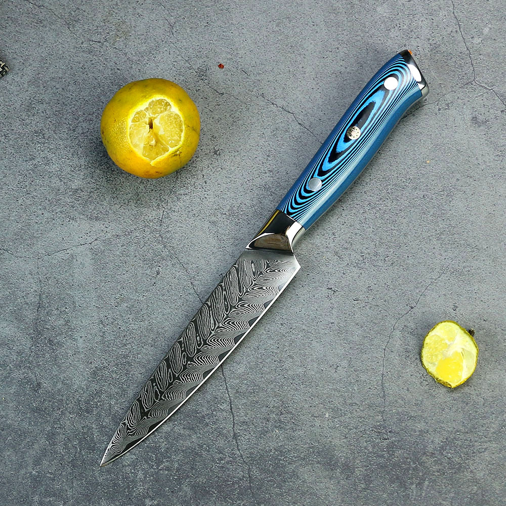 Household Damascus Fruit Multipurpose Knife
