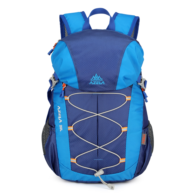 AZELA 20L Color Block Hiking Backpack, Lightweight Durable Outdoor Backpack For Camping, Travel, Trekking, Daily Use