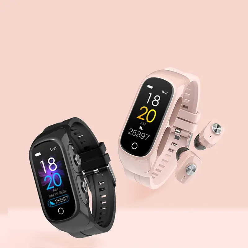 No Chinese N8 Bluetooth Headset Smartwatch Music