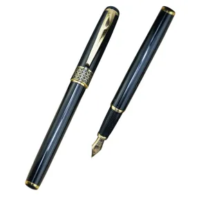 Metal Fountain Pen Close-up