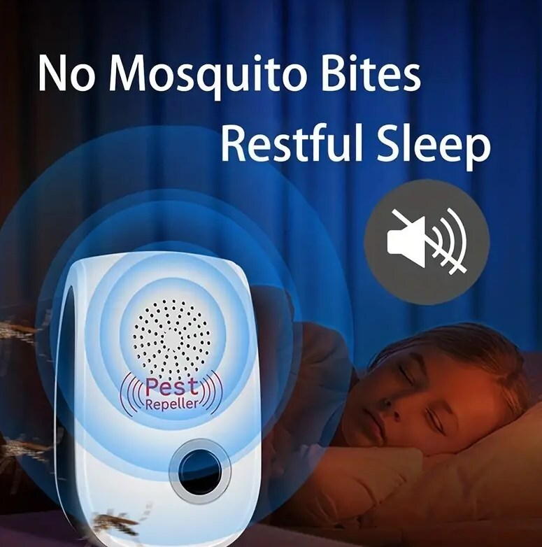 4X Ultrasonic Pest Control Repeller UK Plug-in Reject Rat Mouse Mice Spider — image 3