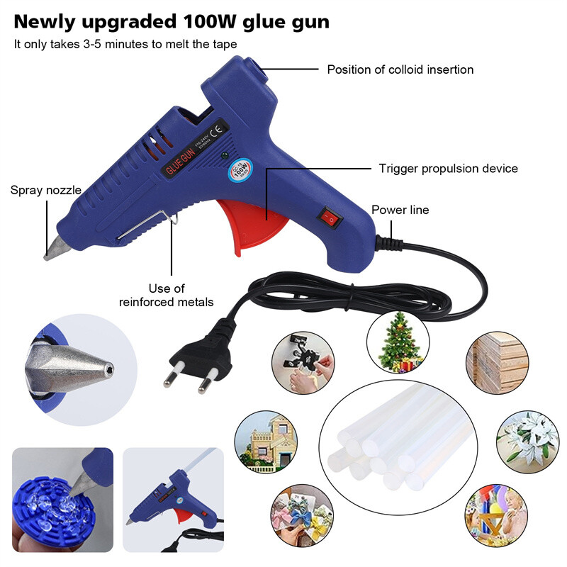 PDR Tools Car Paintless Kit Dent Puller Lifter Repair Removal Hail Tabs Glue Gun