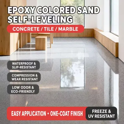 Self-Leveling Epoxy Colored Sand Coatings