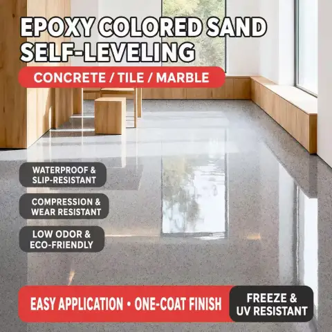 Self-Leveling Epoxy Colored Sand Coatings