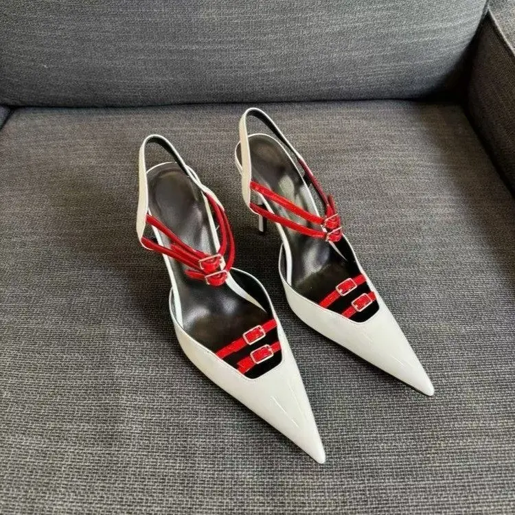 Women Spring Summer New Pointed Toe Stiletto