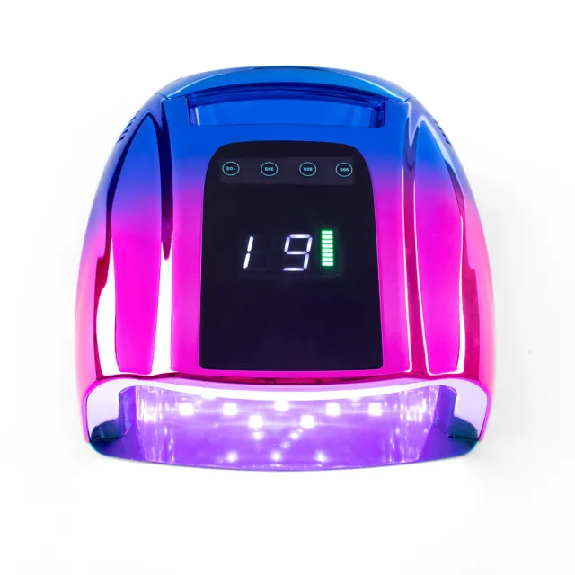 Nail Light Therapy Machine 96W High Power Quick Dry Smart Wireless UV Gradient Blue - Shop at LoveMi