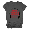 Dark Grey Black Letter