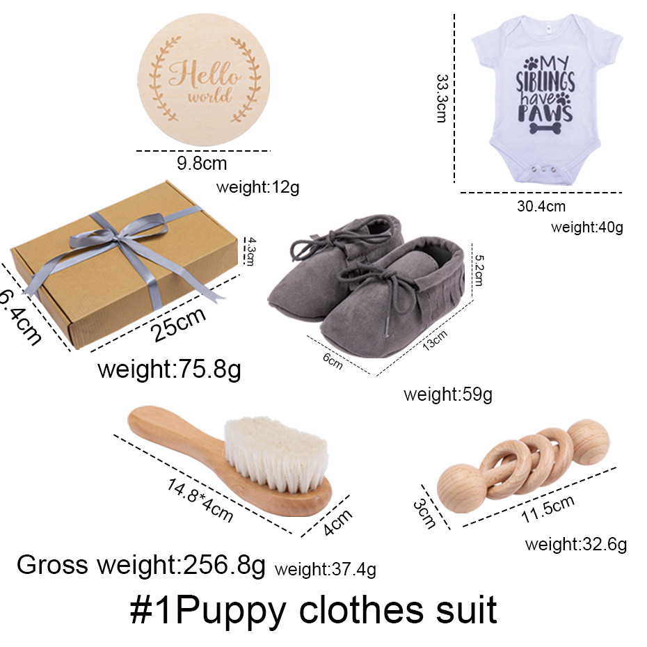 Puppy clothes set