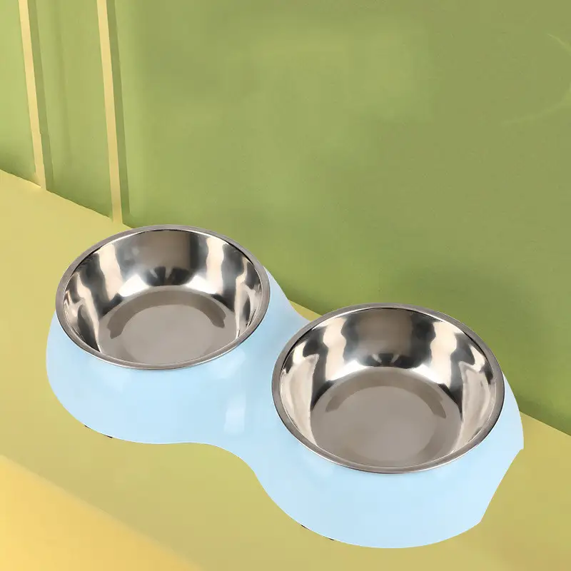 Round Two-in-one Pet Double Bowl Dual-use Cat Bowl