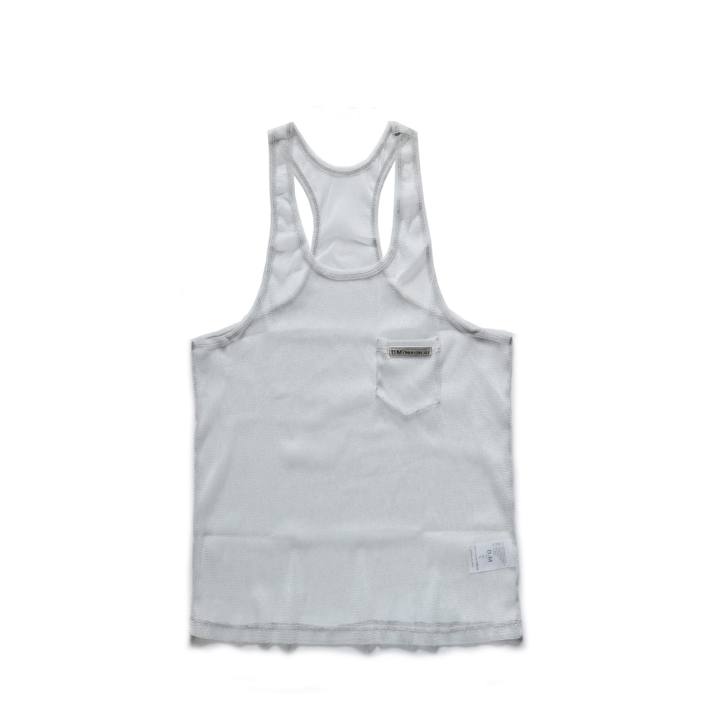 Men's Summer Mesh Lightweight Breathable Vest Silver - Shop at LoveMi