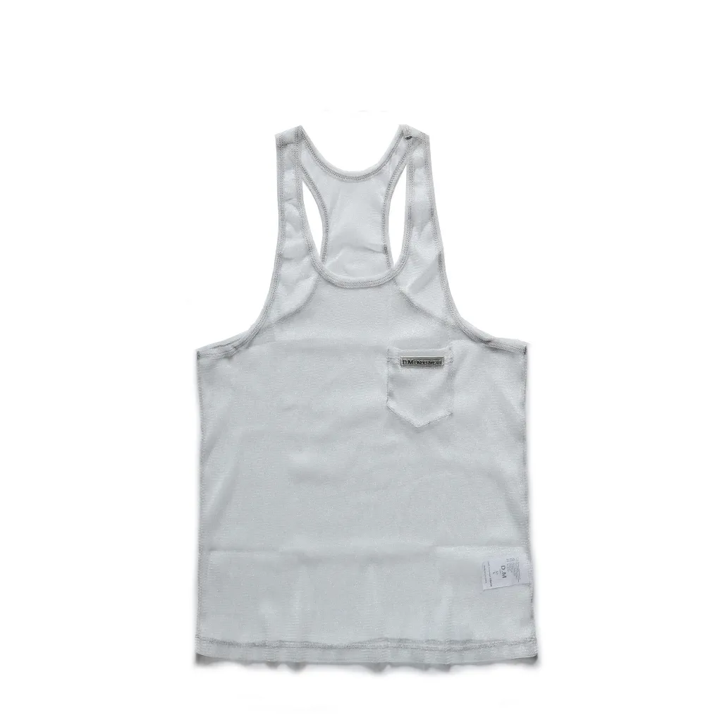 Men's Summer Mesh Lightweight Breathable Vest - Silver