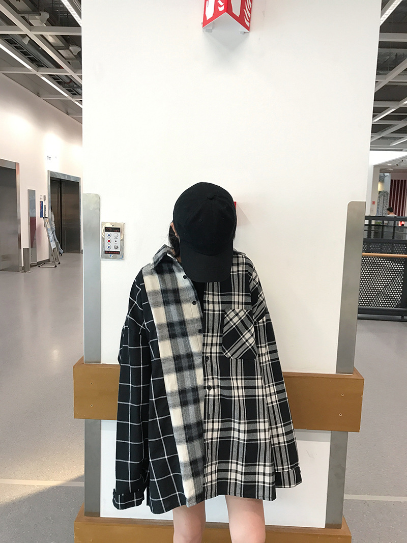 Title 1, Loose Outer Wear Student Shirt Jacket