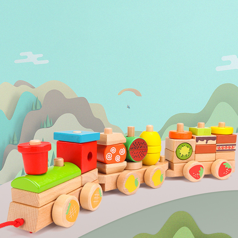 Building block train