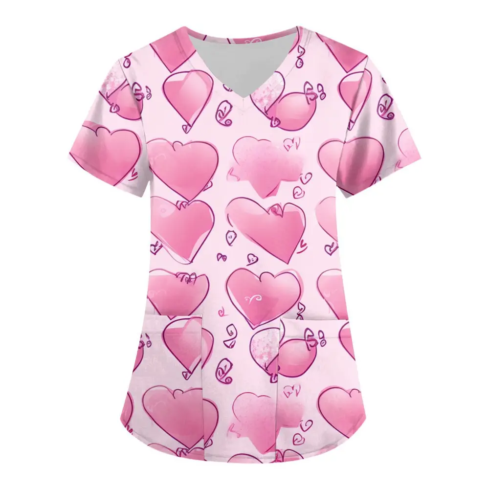 New Products Printed Scrub Nurse Uniform Doctor Hospital Clinic