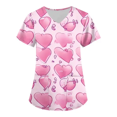 New Products Printed Scrub Nurse Uniform Doctor Hospital Clinic