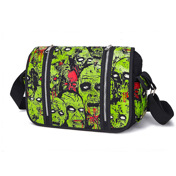 Canvas Bag Printing Personality Single Shoulder Messenger