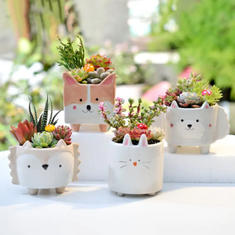 Play Gardening Ceramic Flower Pot