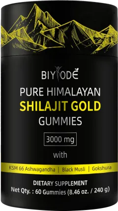 Gold Shilajit Gummies Bottle Package - Original - View 1
