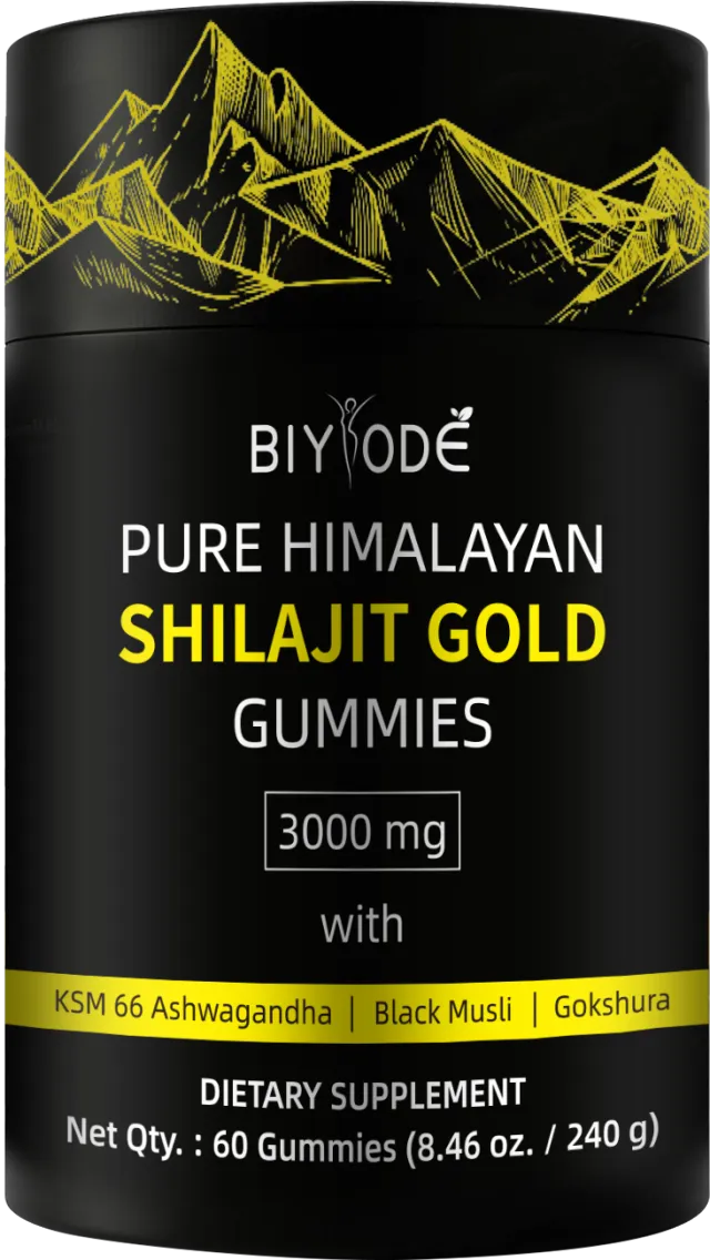 Gold Shilajit Gummies Bottle Package Original - Shop at LoveMi
