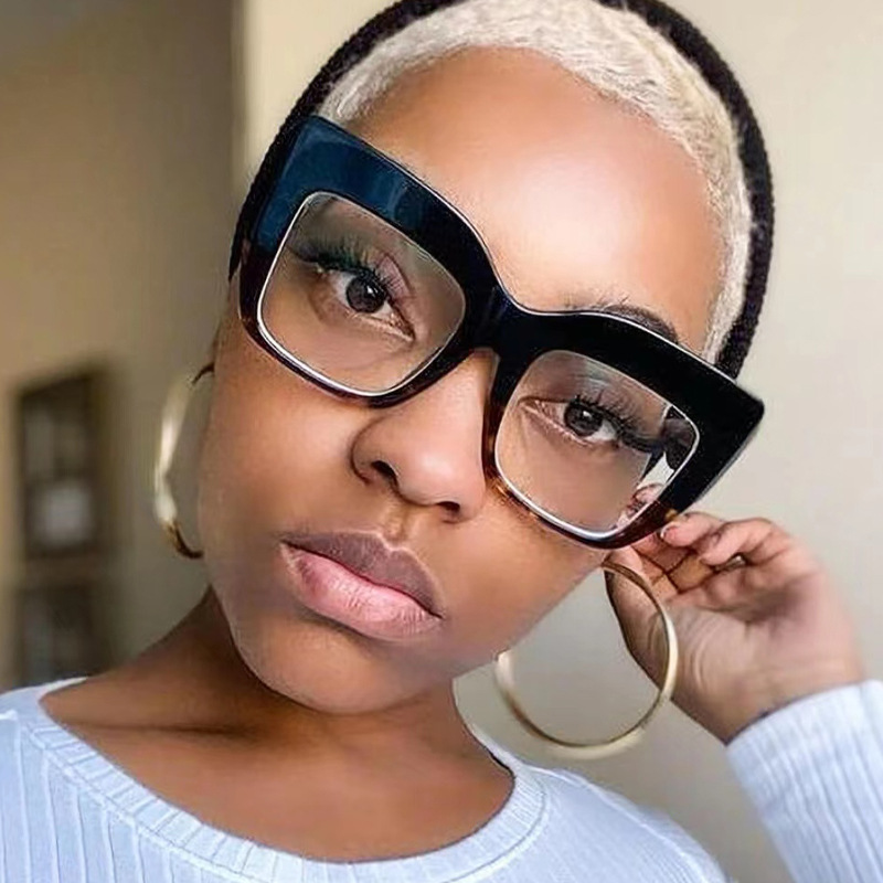 Square Fashion Rice Nail Eye Protection Glasses - Image 6