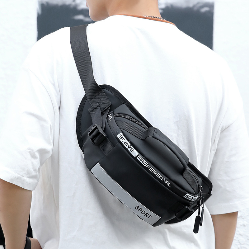 Reflective Waist Bags Men Crossbody Bag Pack For Travel Walking Running Hiking Cycling — foto 10
