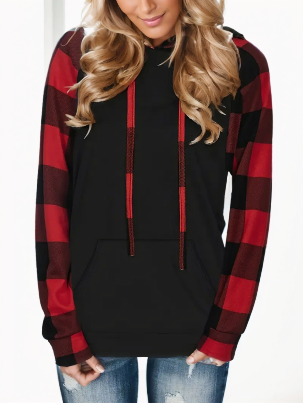 Ladies' Striped Long-sleeved Top