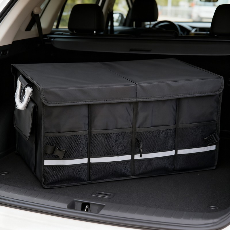 Large Car Boot Organiser Heavy Duty Collapsible Foldable Tidy Storage Trunk Box