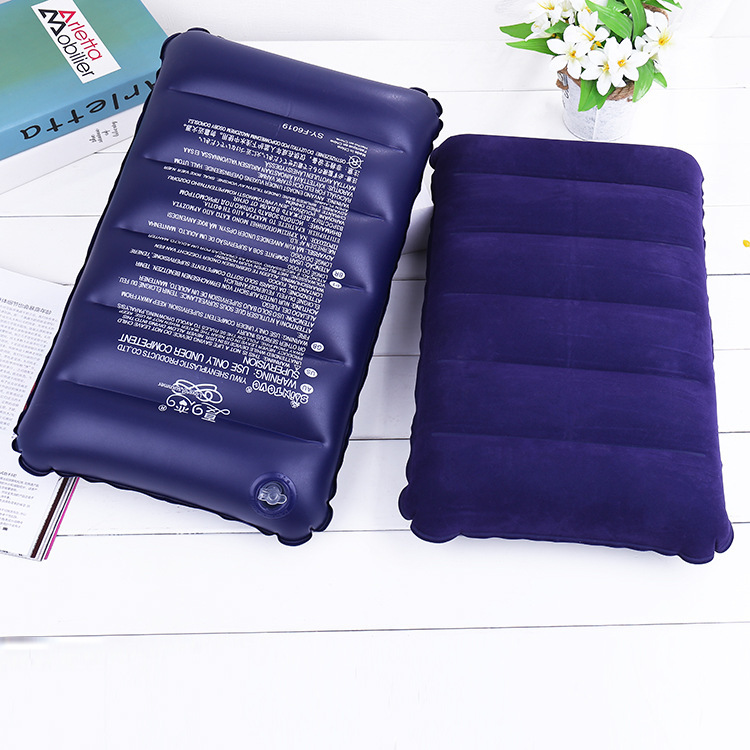 Oreiller de voyage gonflable compact — Coussin cervical 40×30 cm 4