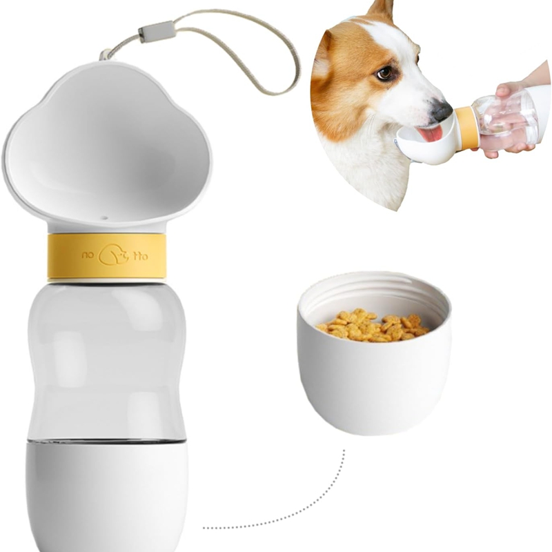 Dog Water Bottle For Outdoor Use Portable Companion Cup Plastic Water Bottle Dog Walking Water Feeding Dog Accessories Outdoor