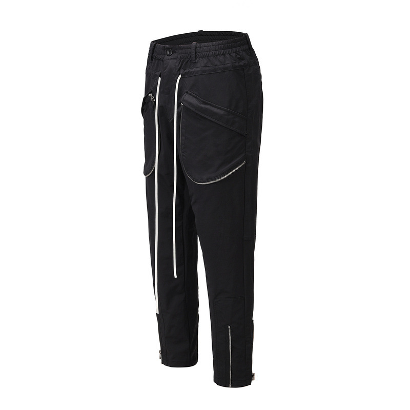 Title 2, Drawstring Pants Elastic Waist Pants Zip Fashion