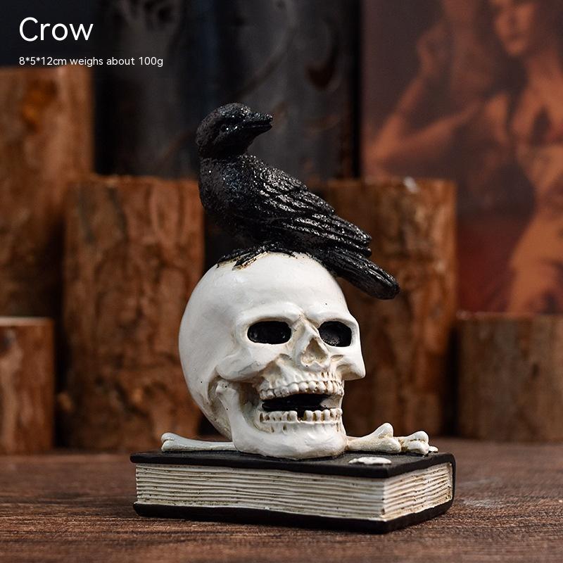 Skull Resin Crafts Small Ornament (WSJ07)