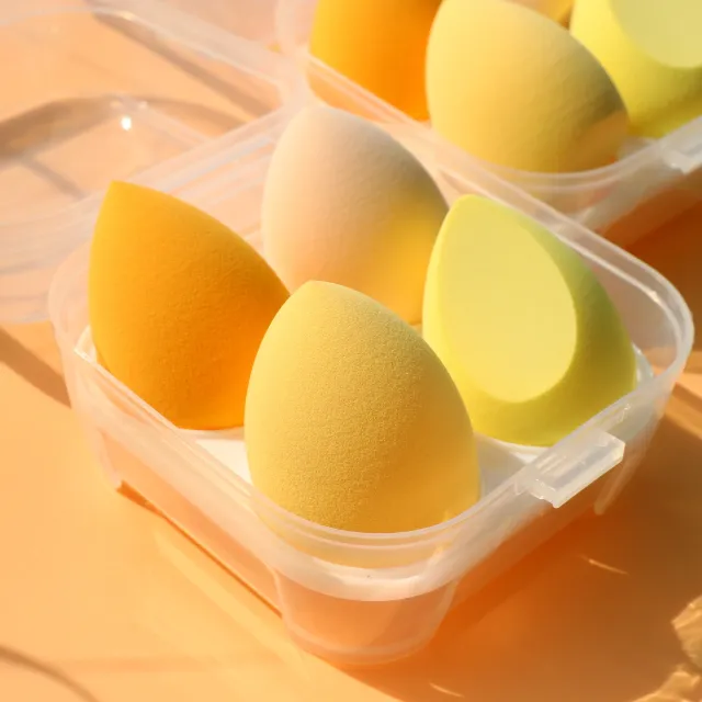 Wet And Dry Face Wash Makeup Powder Puff Egg Yolk - Shop at LoveMi