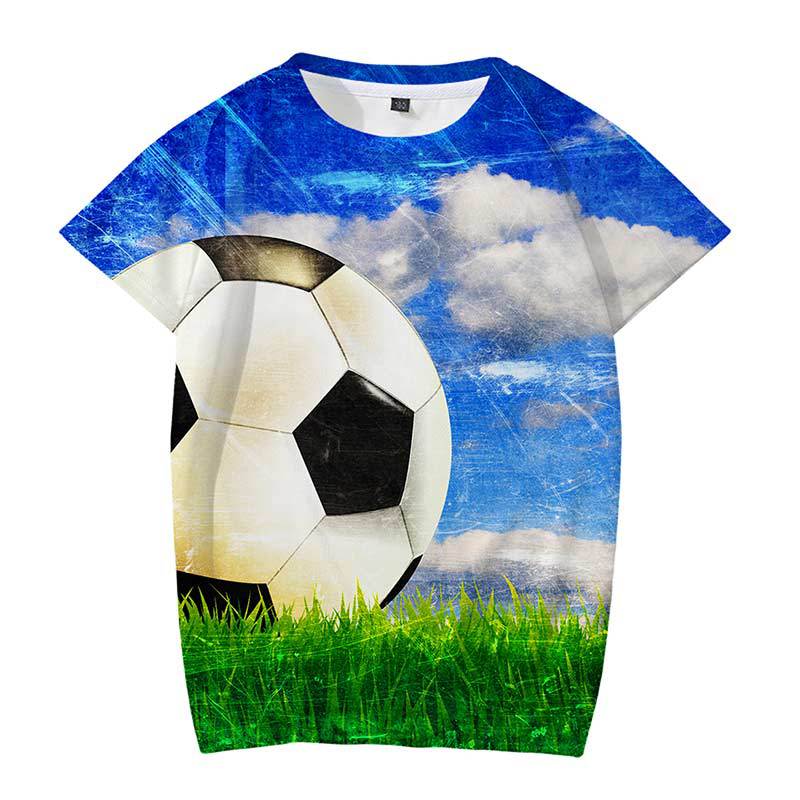 Title 5, Camiseta masculina de futebol com impressão dig...