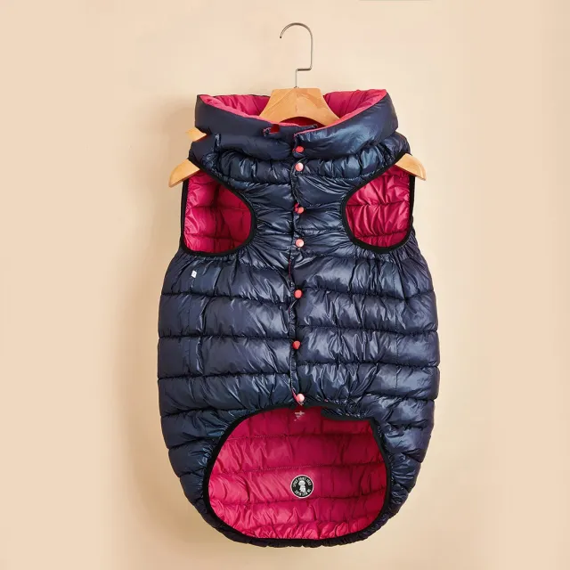 Winter Warm Down Cotton Dog Clothes Rose Red Purplish Blue - Shop at LoveMi