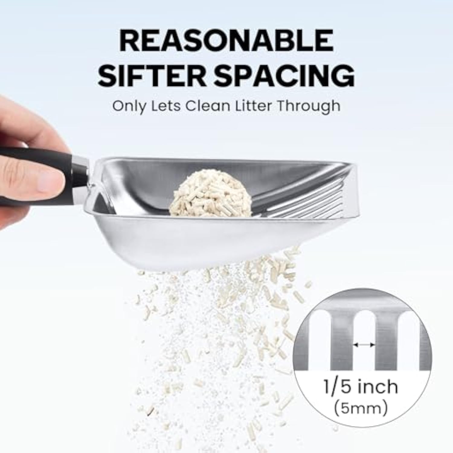 Title 2, Cat Litter Scoop Kitty Metal Scooper Stainless ...