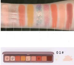 Keyboard Fingertip Nine Colour Eye Shadow Disk - Three Dimensional - View 1